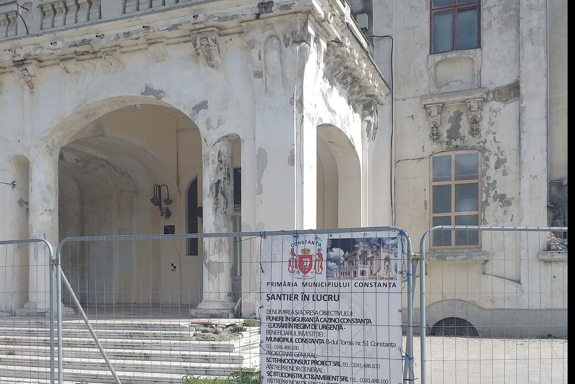 Dăncilă promite în campanie că unul dintre simbolurile țării, Cazinoul din Constanţa, va fi refăcut