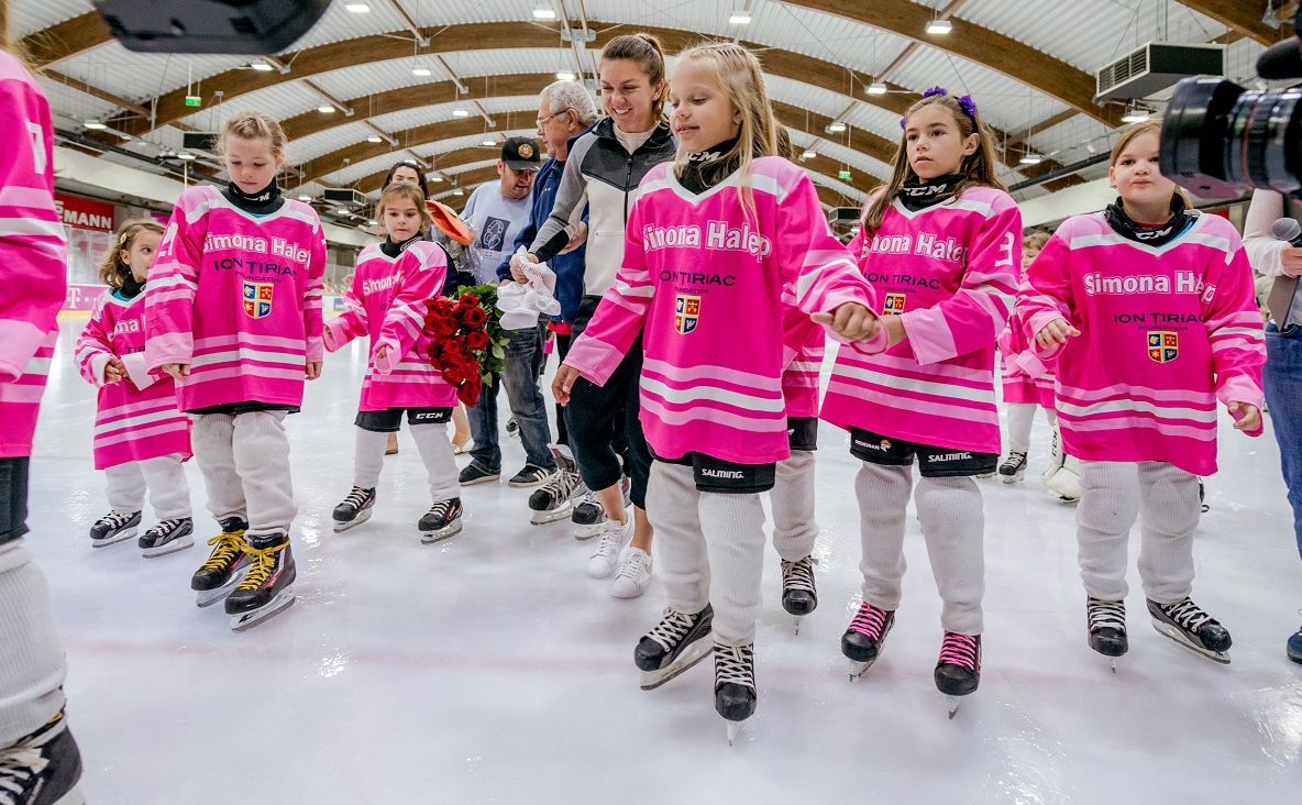 Simona Halep: „Mă bucur că patinoarul de la Otopeni se redeschide"