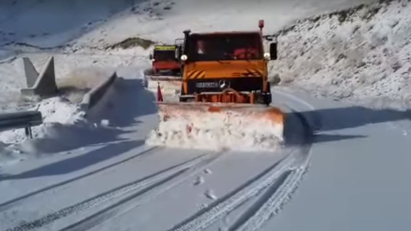 Ninsori puternice! Strat de 5 centimetri