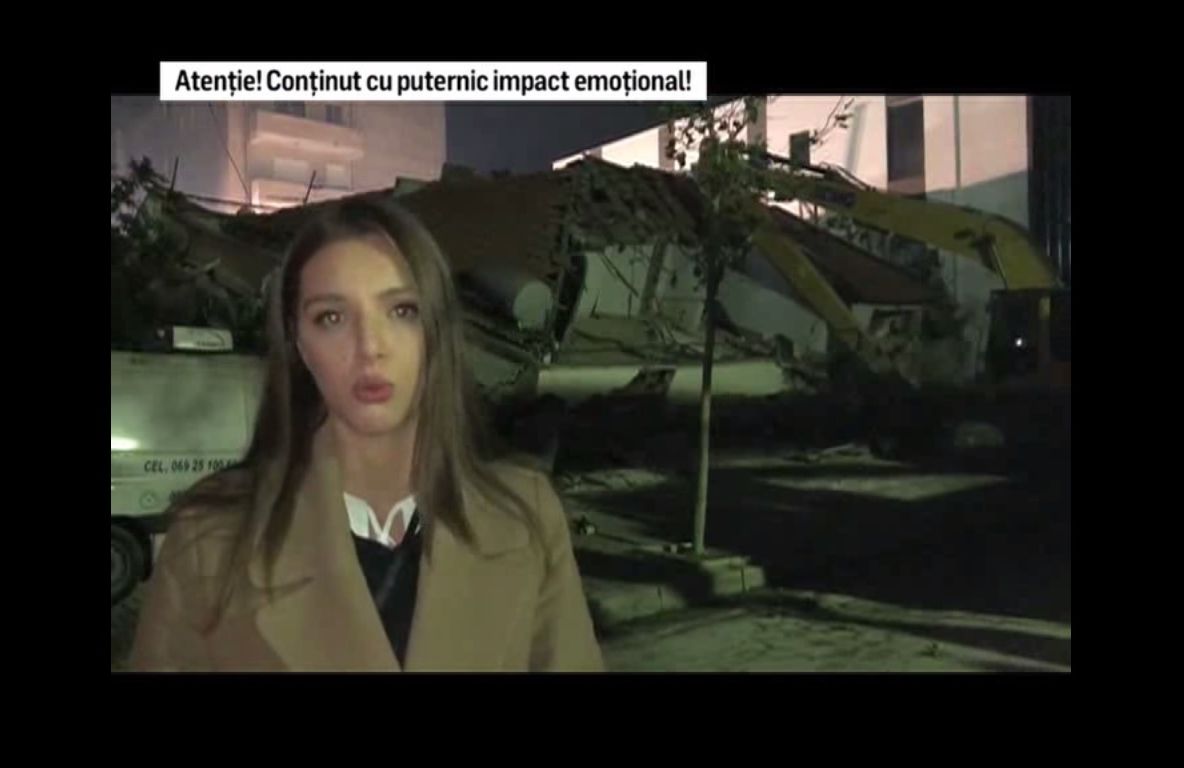 Realitatea PLUS este în Albania, țara zguduită de cutremure