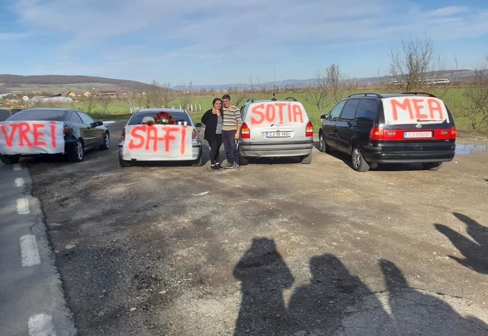 VIDEO Cerere de căsătorie inedită la Cluj