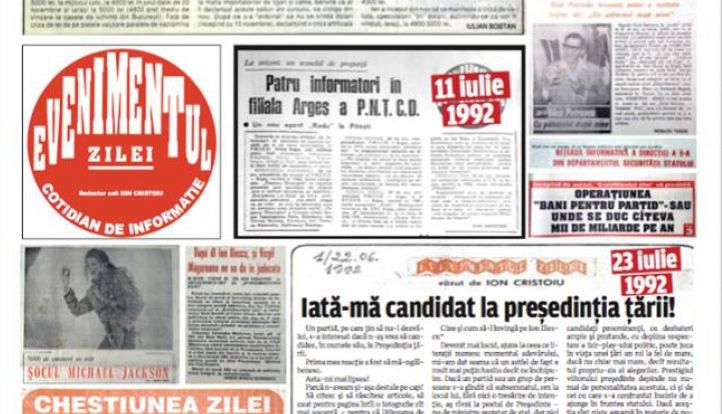 Evenimentul Zilei se închide pe print de la 1 ianuarie, după 28 de ani. Andronic: "Va urma o extindere"