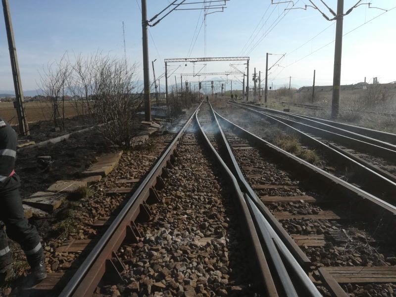 Restricții de viteză pe calea ferată, din cauza vântului puternic