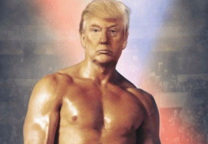 Donald Trump a postat o imagine bizară la bustul gol