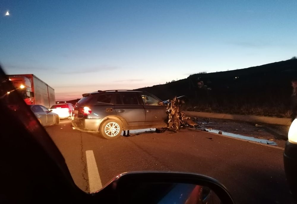Accident grav în județul Cluj. Au fost implicate cinci mașini