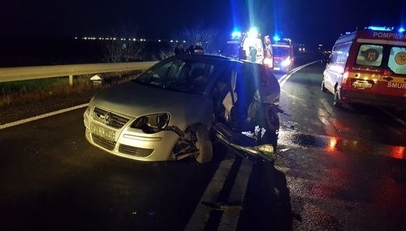 Accident cumplit, în jud. Braşov: 8 victime, între care doi copii