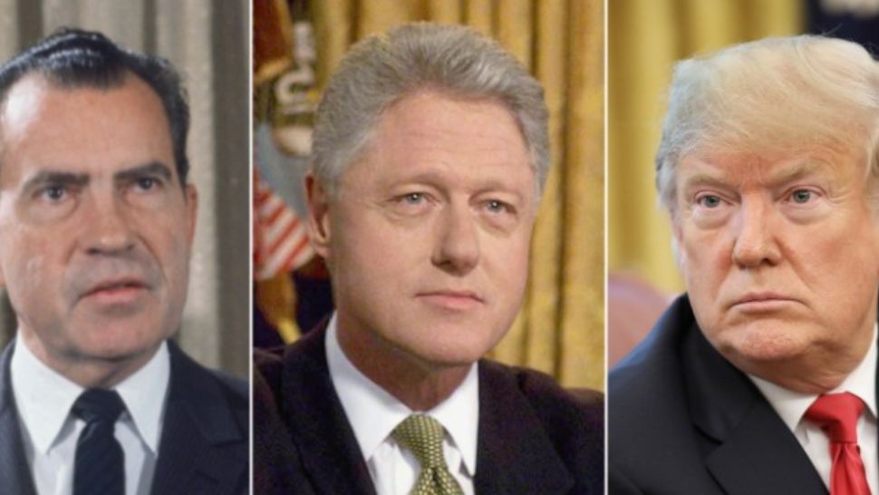 Trump, Clinton și Nixon, cei trei președinți americani puși sub acuzare