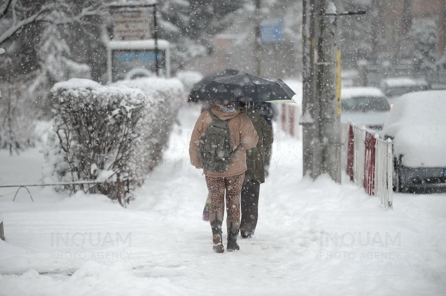 Atenționare meteo: COD GALBEN de viscol și ninsori în 14 județe