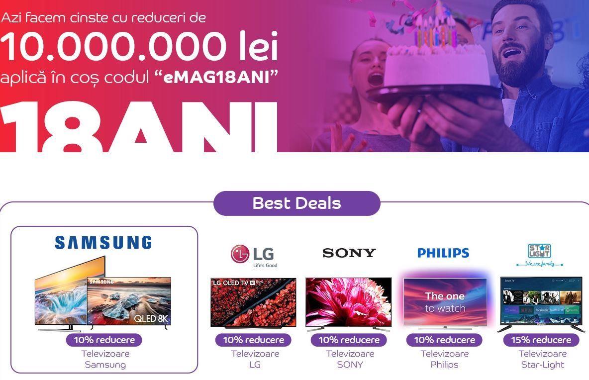 Ziua eMAG cum funcționează codul de reduceri disponibil azi