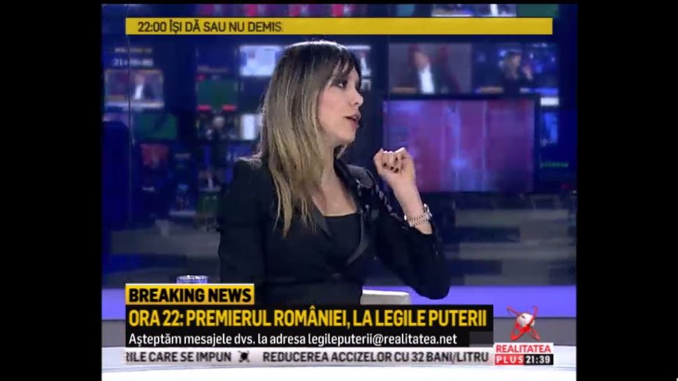 VIDEO Emisiune incendiară la Realitatea Plus! Denise Rifai l-a dat afară din platoul "Legile Puterii" pe Radu Cristescu