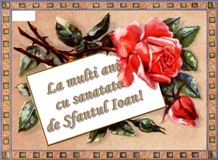 Sfântul Ion #mesaje, felicitări, urări de trimis sărbătoriților 