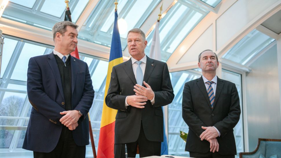 Klaus Iohannis, față în față cu prim ministrul landului Bavaria. Ce au discutat