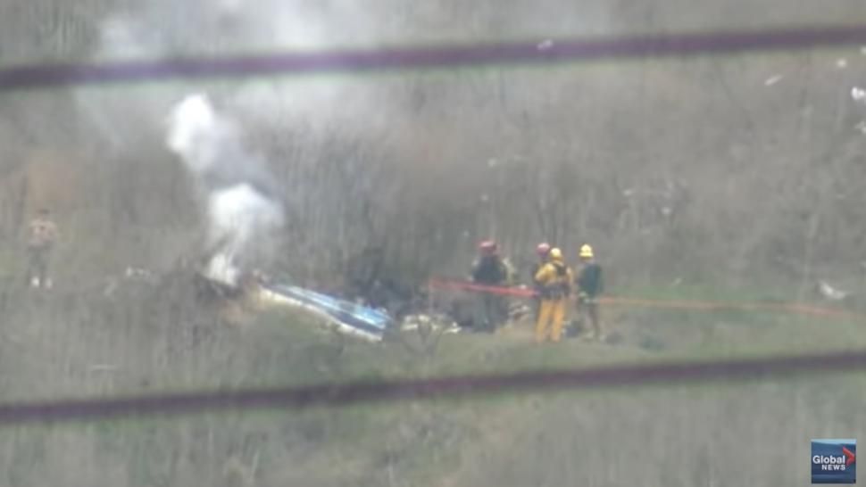 Kobe Bryant a murit. Imagini tulburătoare cu elicopterul prăbușit