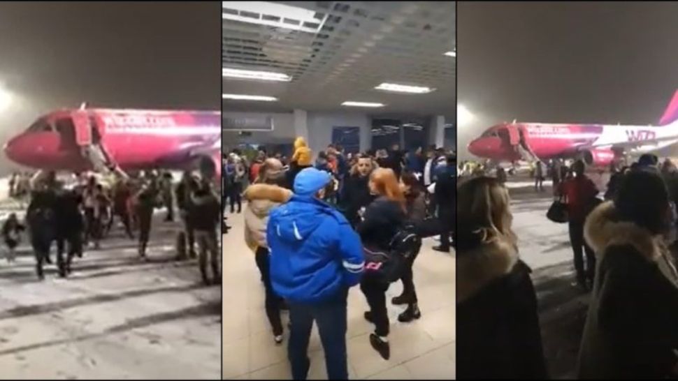 Panică pe aeroport! Un avion Wizz Air cu pasageri români a luat foc înainte de decolare