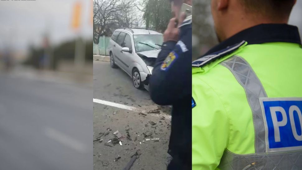 O mașină s-a răsturnat peste un bărbat de 75 de ani din Dolj