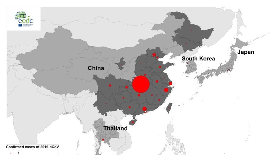 VIRUSUL din China. BILANȚ: cel puțin 18 decese. SITUAȚIA pe țări a cazurilor raportate
