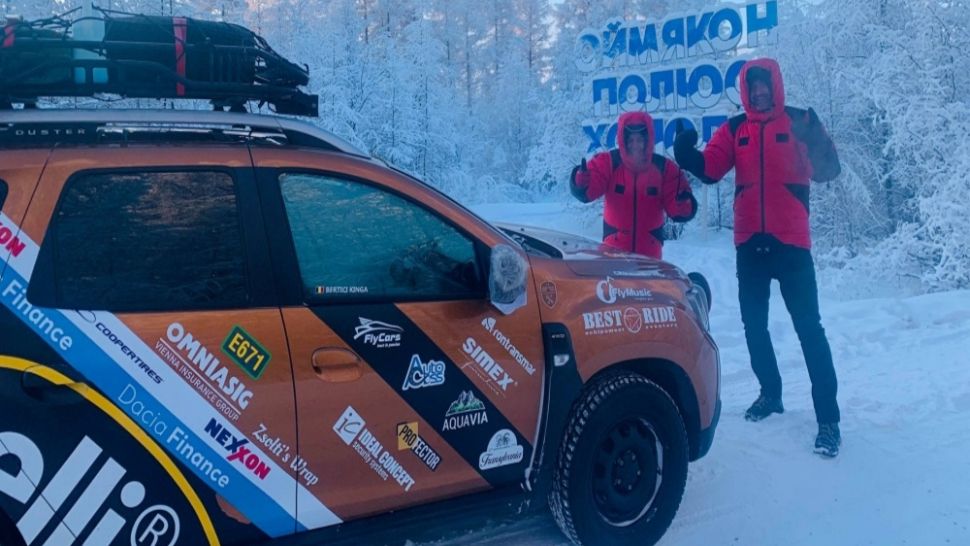 Sătmărenii Bertici au ajuns la polul frigului din Siberia