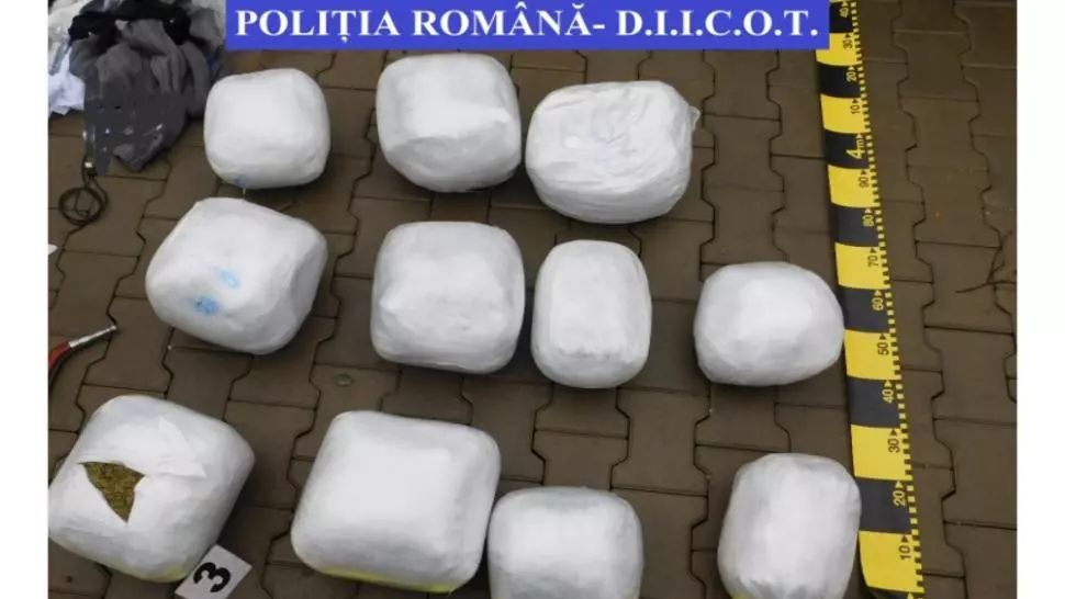 DIICOT, intervenție în forță după ce doi bărbați au adus în ţară peste 17 kilograme de cannabis