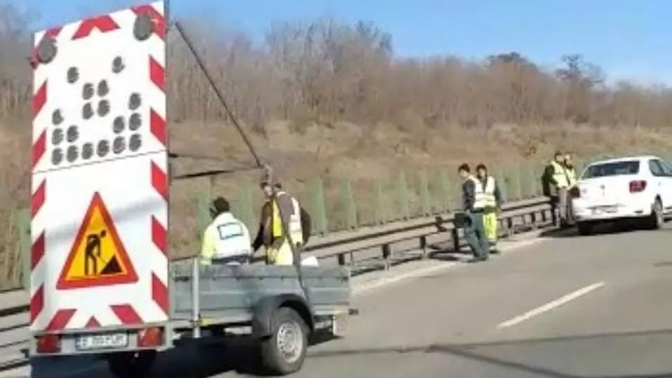 FOTO Autostrada Soarelui, în reparații. 24 de km din A2, refăcuți în doi ani