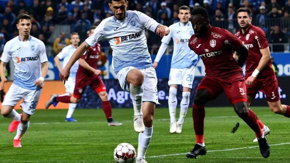CFR Cluj, fără gol primit în Liga 1 în 2020! Campioana României câștigă la Craiova, după un meci tensionat