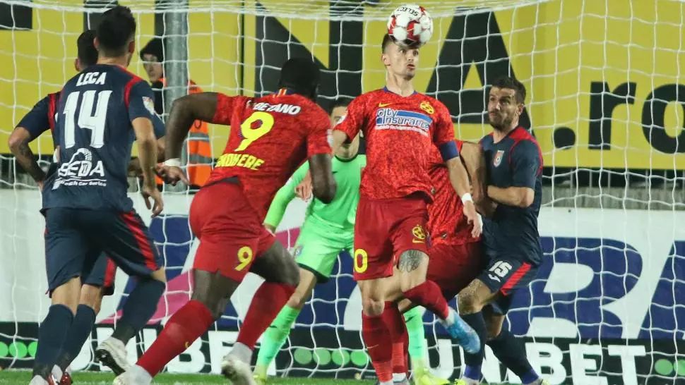 VIDEO | FCSB a ratat victoria cu Chindia! Oaspeții au dat lovitura în minutul 90, pe Arena Națională