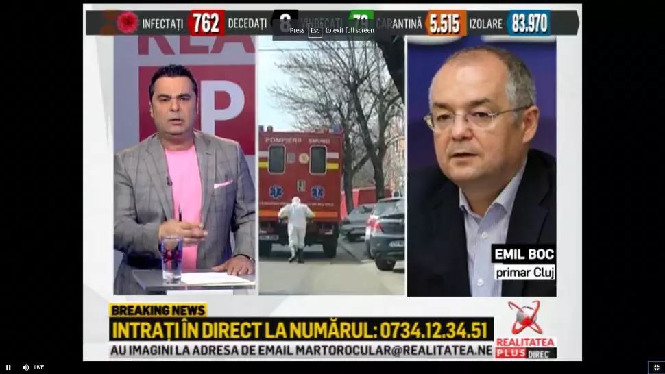 Boc, la Realitatea PLUS: „Vârstnicii, prioritatea zero pentru Primărie” 	