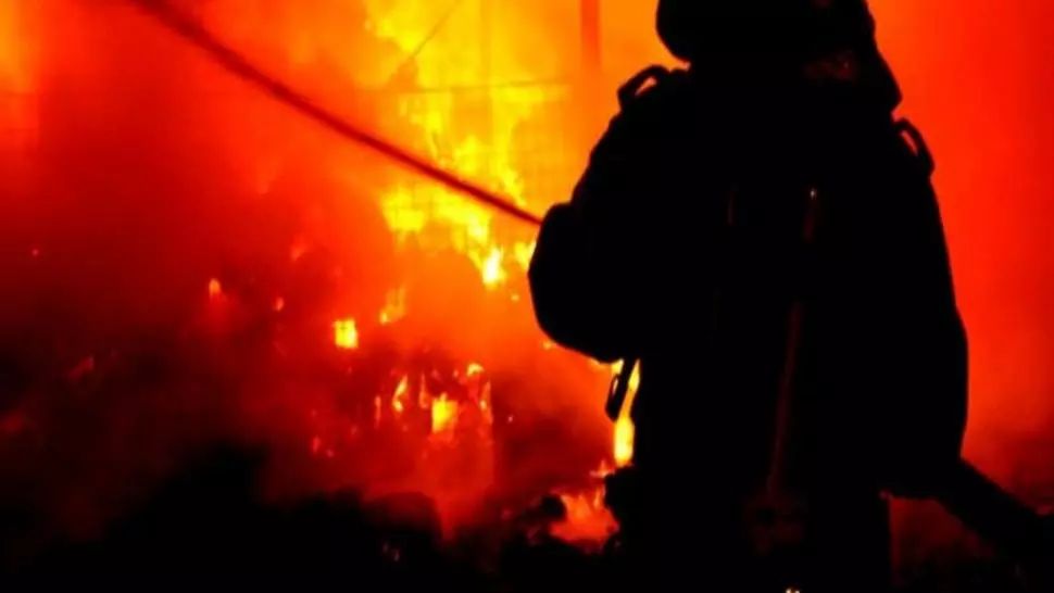 O tonă de fân a ars în urma unui incendiu