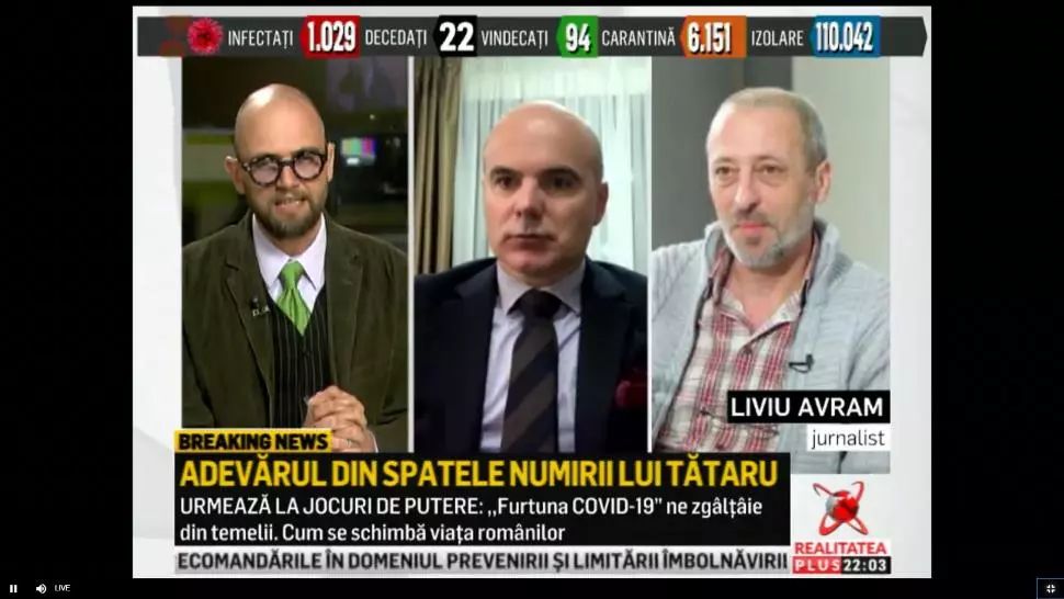 Rareș Bogdan, la Realitatea PLUS: ''Focarul de la Suceava poate să fie chiar mai mare''