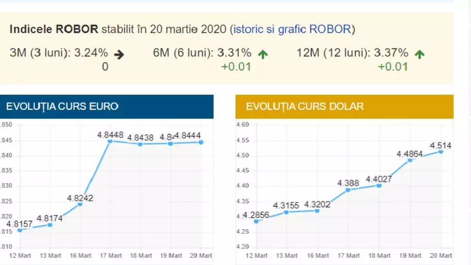 Dolarul doboară record după record în raport cu leul