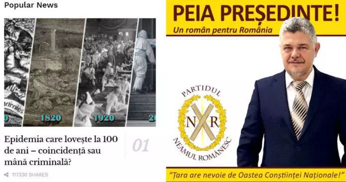 Un site sancționat de stat în criza coronavirus continuă știrile false