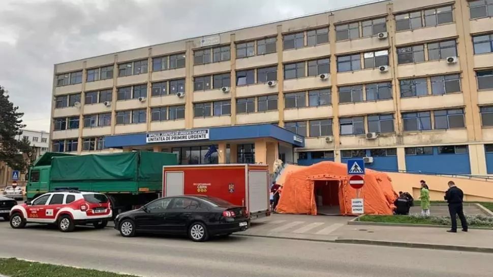 Spitalul Județean Călărași are asigurate materiale de protecție și dezinfectanți