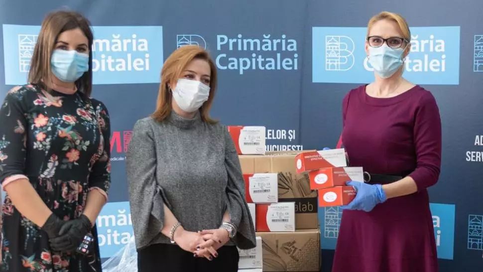 Firea: Au ajuns în țară 6.000 de teste rapide pentru cadrele medicale din spitalele din București