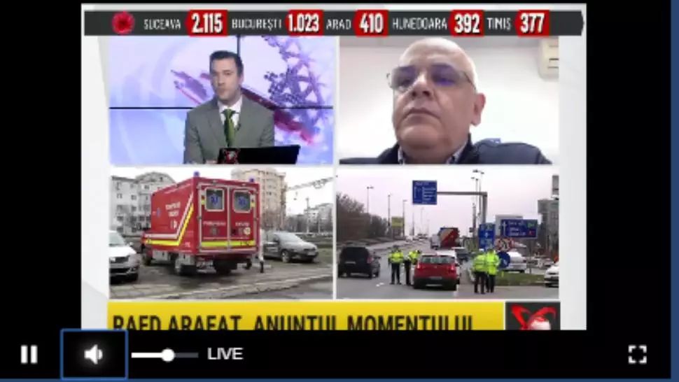 Raed Arafat, la Realitatea PLUS: „Un vaccin, mai probabil în 2021”