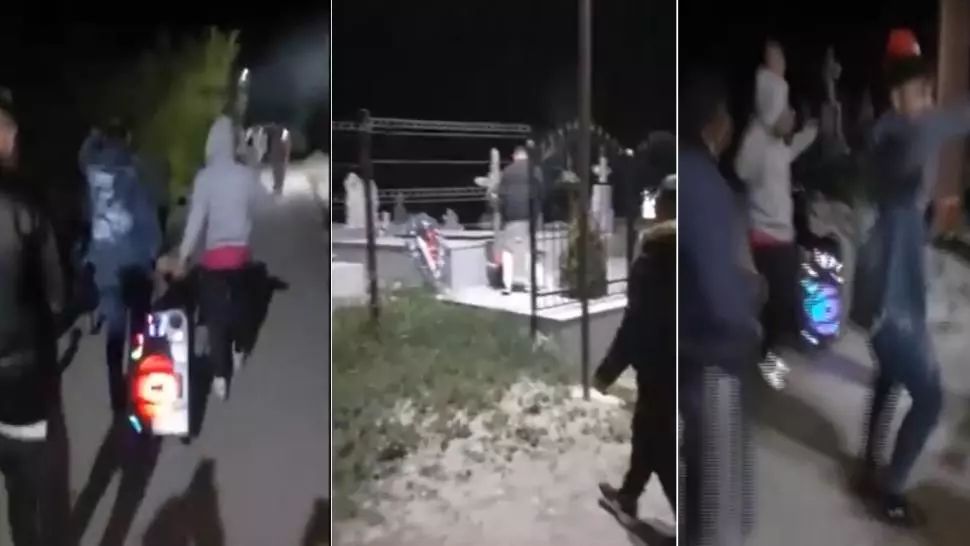 Incredibil! Chef în cimitir, cu manele si băutură, în noaptea de Înviere, în județul Dâmbovița