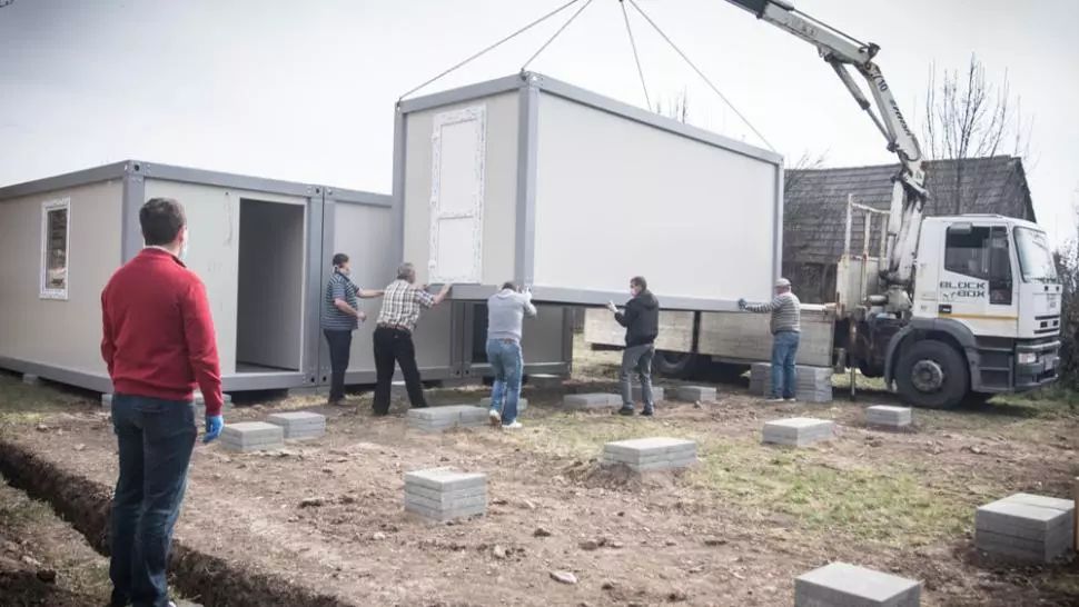 Spital modular lângă secția de Boli Infecțioase a Spitalului Județean Miercurea Ciuc