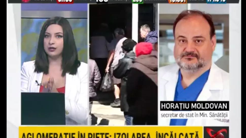 Horațiu Moldovan, la Realitatea PLUS: „În România extinderea virusului este mult mai mică decât în Europa de Vest”