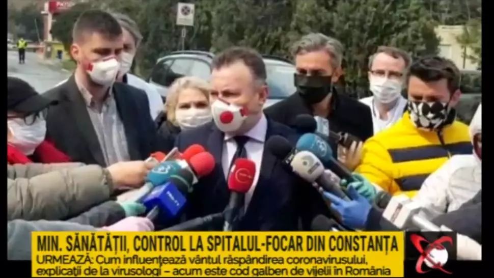 Nelu Tătaru, la Constanţa: Avem trei medici afectaţi, unul - medic de familie, în stare critică la Terapie Intensivă