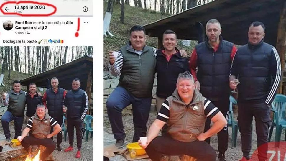 VIDEO În plină pandemie, șefi din poliția Dej au chefuit cu afaceriști controversați