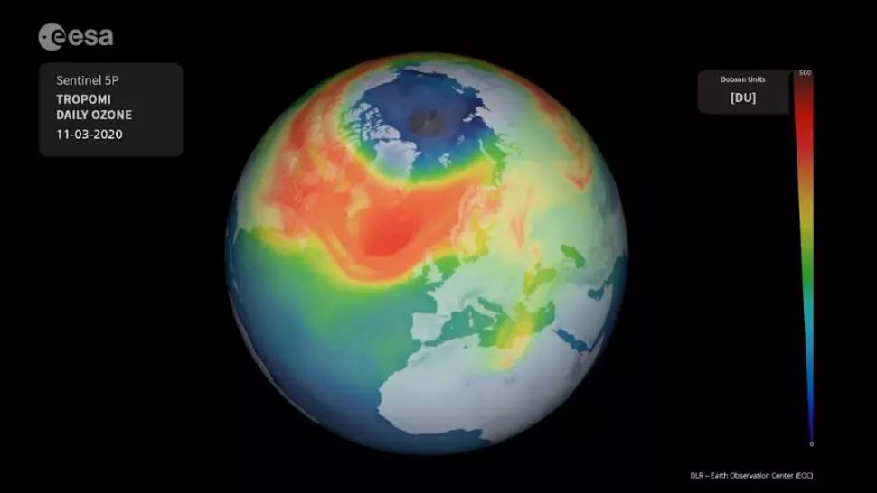 Fenomen RAR: Gaură IMENSĂ în stratul de ozon, deschisă deaspura Polului Nord