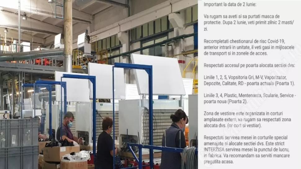 Fabrica de frigidere Arctic Găești, își reia complet activitatea pe 2 iunie. CE mesaj au primit angajații