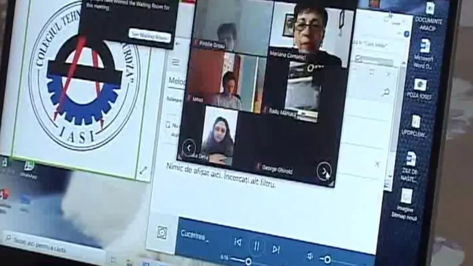 VIDEO Petrecere de absolvire ținută online la Iași