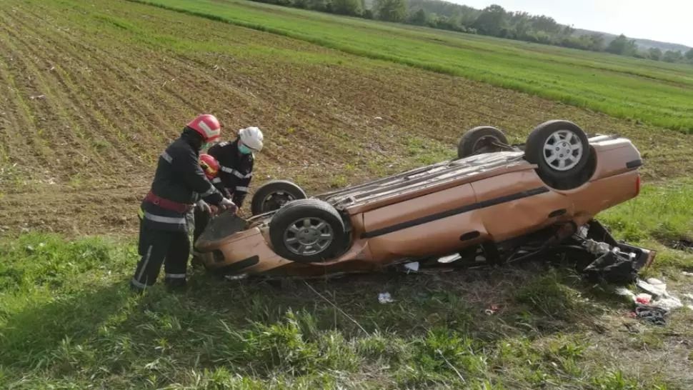 Grav accident în Mehedinți, patru oameni au ajuns spital