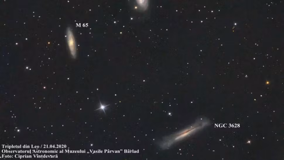 Descoperire de senzație a unui astronom român, a fotografiat o galaxie aflată la 35 de milioane de ani lumină