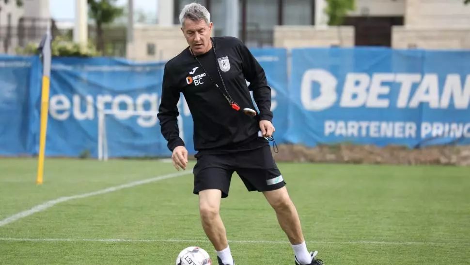 FOTO VIDEO | Cristiano Bergodi a condus primul antrenament la Craiova