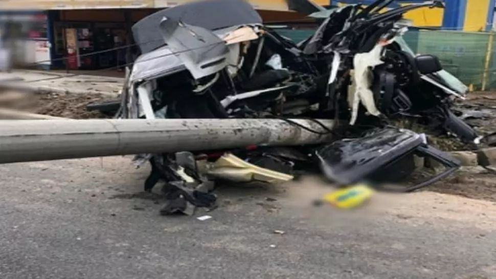 Accident grav de circulație în Giurgiu! Un Audi s-a rupt în două pe șoseaua București