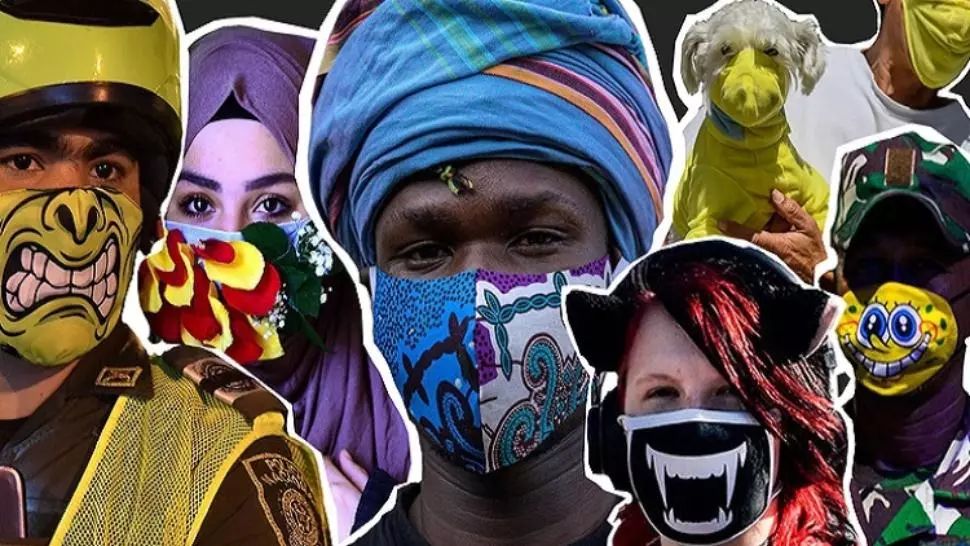 În 2020, măștile nu sunt folosite doar pentru protecție. Sunt purtate pentru a transmite un mesaj