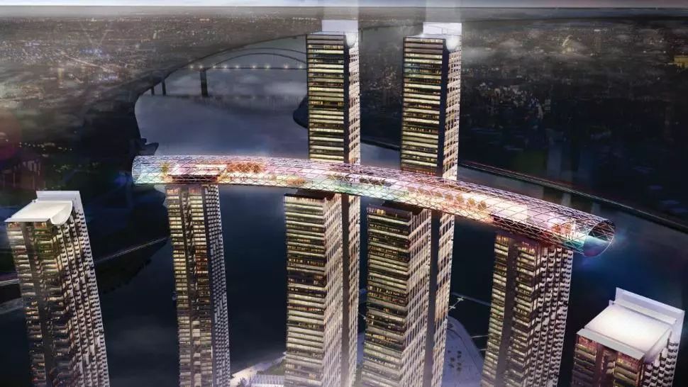 Minune arhitecturală. China a inaugurat cel mai înalt zgârie-nori orizontal