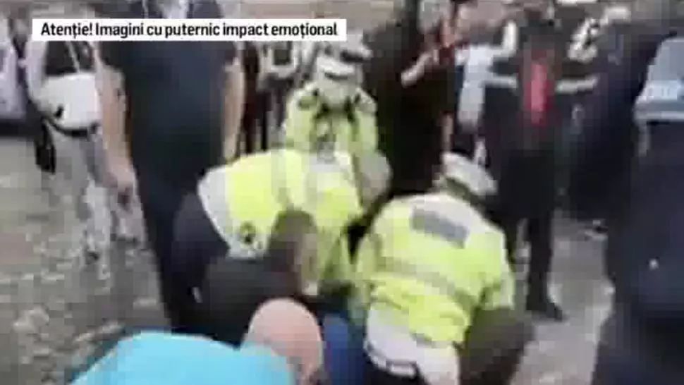 VIDEO/ Bărbat agresat de polițiști la Reșita, după modelul "George Floyd"