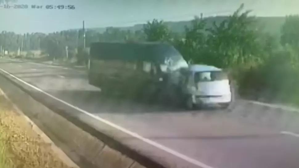 VIDEO Accident mortal în Vrancea, surprins pe camere de supraveghere