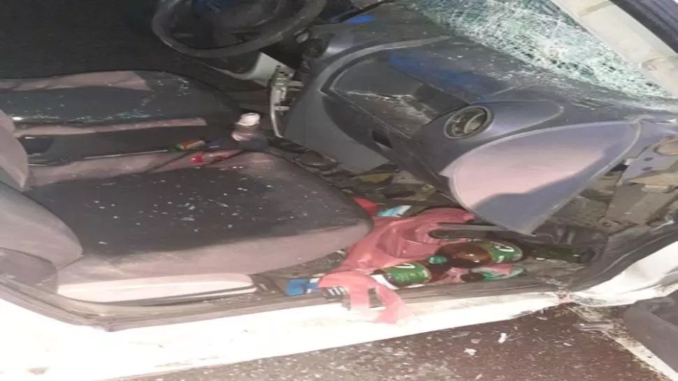 FOTO/ Șofer beat și cu permis provizoriu, accident pe Autostrada A2